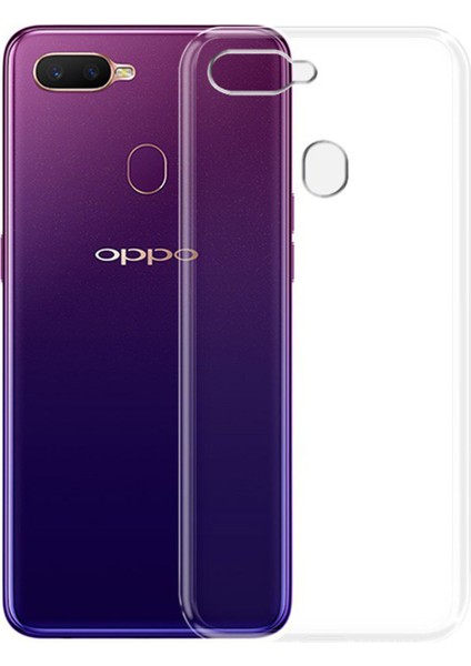 Oppo A12 Kılıf Lüx Şeffaf Silikon - Şeffaf