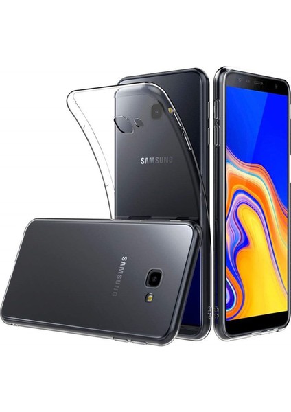 Samsung Galaxy J4 Plus Kılıf Lüx Şeffaf Silikon