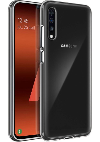 Samsung Galaxy A70 Kılıf Lüx Şeffaf Silikon