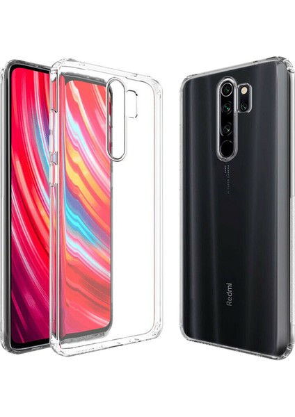 Xiaomi Redmi Note 8 Pro Kılıf Lüx Şeffaf Silikon