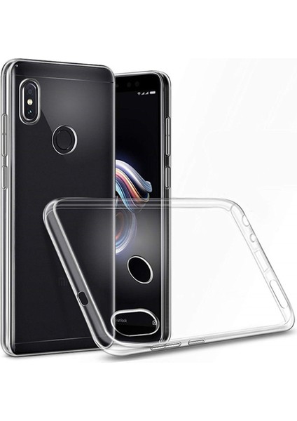 Xiaomi Redmi Note 6 Pro Kılıf Lüx Şeffaf Silikon - Şeffaf