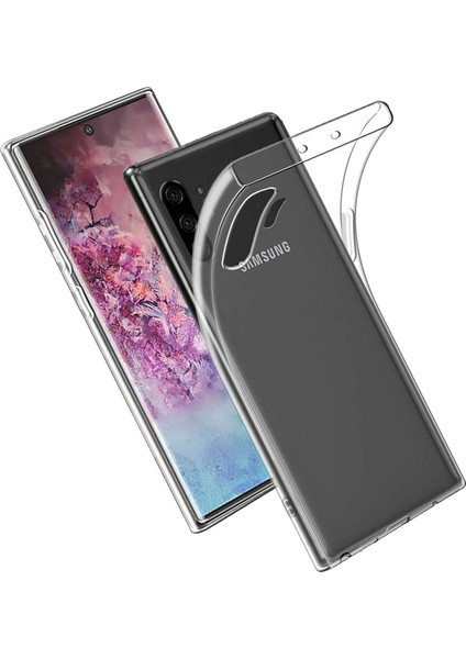 Samsung Galaxy Note 10 Plus Kılıf Lüx Şeffaf Silikon