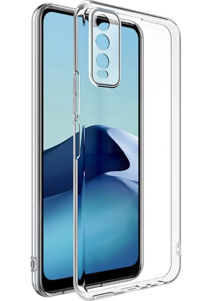 Happycase Vivo Y20 Kılıf Lüx Şeffaf Silikon