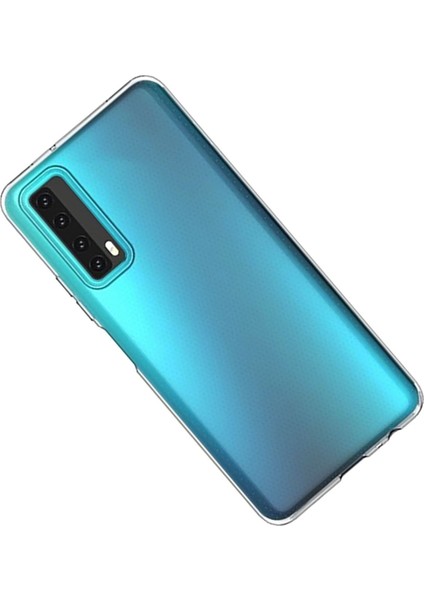 Huawei P Smart 2021 Kılıf Lüx Şeffaf Silikon - Şeffaf