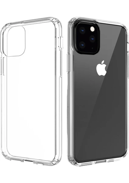 Happycase iPhone 11 Pro Max Kılıf Lüx Şeffaf Silikon