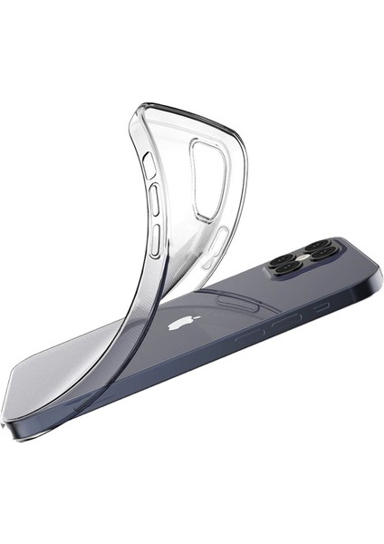 iPhone 12 Mini Kılıf Lüx Şeffaf Silikon