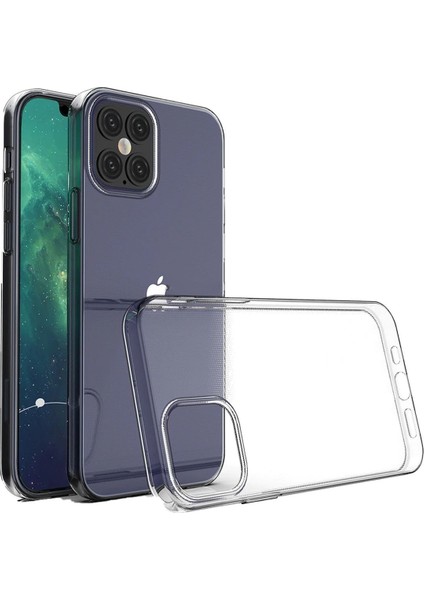 iPhone 12 Mini Kılıf Lüx Şeffaf Silikon