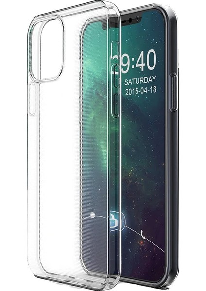 iPhone 12 Mini Kılıf Lüx Şeffaf Silikon
