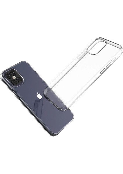 iPhone 12 Mini Kılıf Lüx Şeffaf Silikon