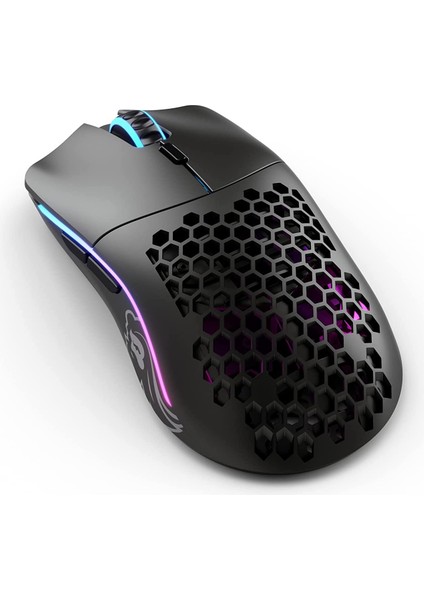 Model O Kablosuz Mat Siyah RGB Oyuncu Mouse GLO-MS-OW-MB