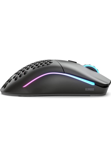 Model O Kablosuz Mat Siyah RGB Oyuncu Mouse GLO-MS-OW-MB