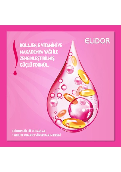 Superblend 1 Minute Onarıcı Süper Saç Bakım Kremi Güçlü Ve Parlak 170 Ml