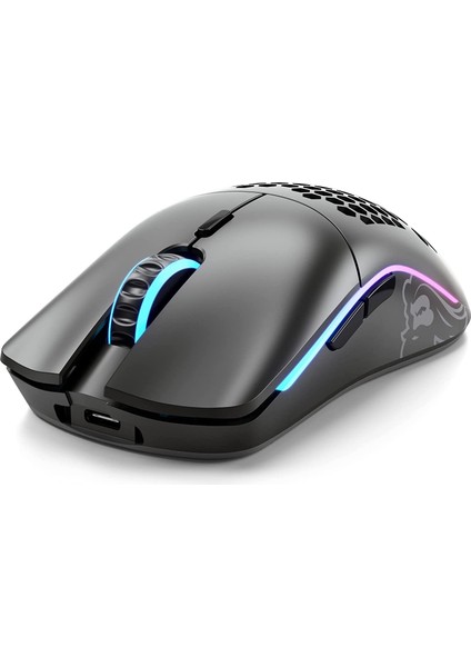 Model O Kablosuz Mat Siyah RGB Oyuncu Mouse GLO-MS-OW-MB