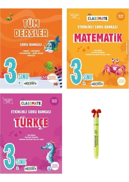 2. Sınıf Classmate Tüm Dersler Matematik ve Türkçe