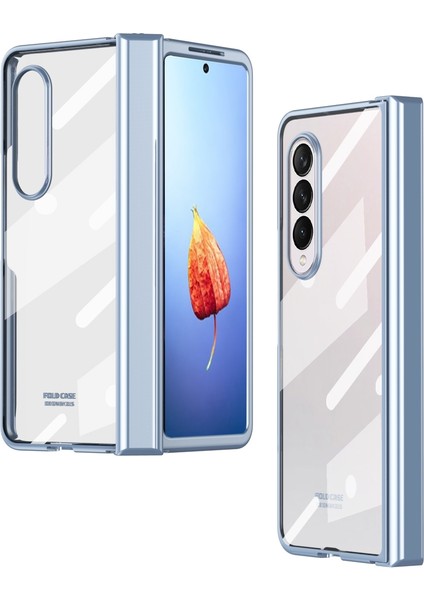 Samsung Galaxy Z Fold4 Için Telefon Kılıfı - Mavi (Yurt Dışından)