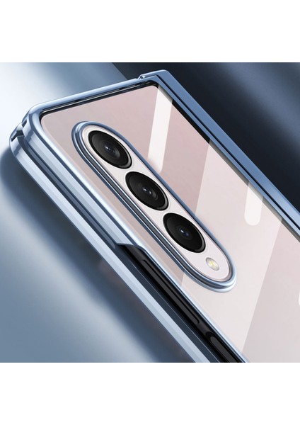 Samsung Galaxy Z Fold4 Için Telefon Kılıfı - Mavi (Yurt Dışından) modelleri
