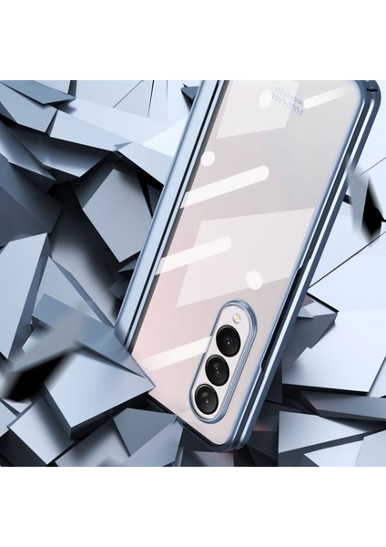 Samsung Galaxy Z Fold4 Için Telefon Kılıfı - Mavi (Yurt Dışından) fırsatları