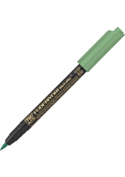 Fudebiyori Brush Pen Metallic Green 121