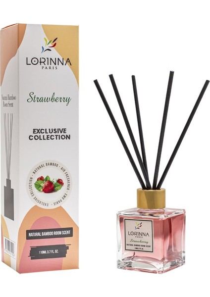 Lorinna Paris Çilek Bamboo Çubuklu Oda Kokusu 110 ml