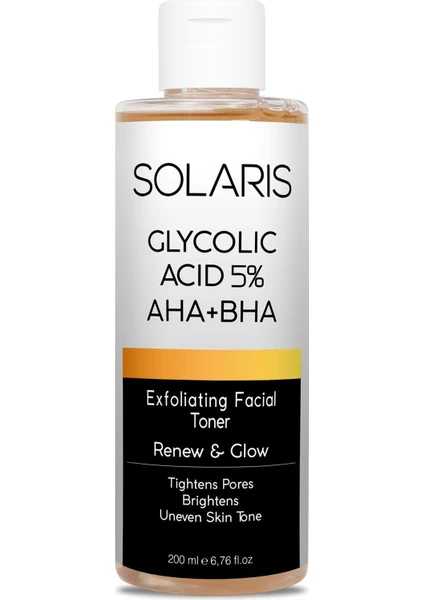 Tonik 200 ml Glycolic Acid 5% Aha Bha