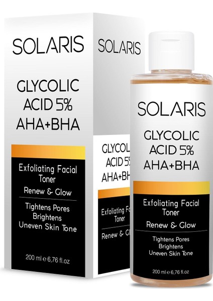 Tonik 200 ml Glycolic Acid 5% Aha Bha