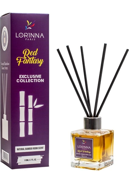 Lorinna Paris Red Fantasy L. Bamboo Çubuklu Oda Kokusu 110 ml