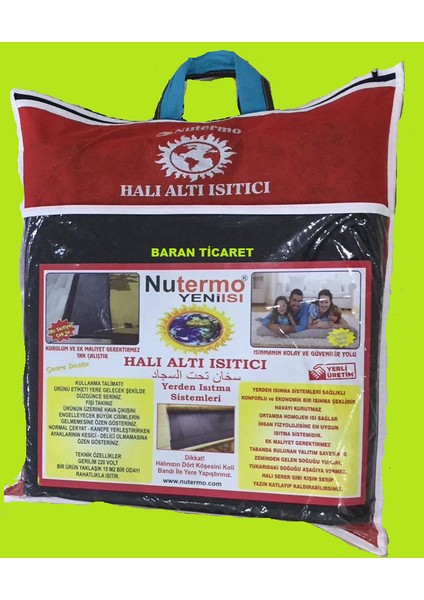 Halı Altı Isıtıcı Keçeli Ölçü Seçenekli