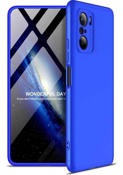 Xiaomi Redmi K40 Pro Plus Kılıf 3 Parça 360 Ays Kapak