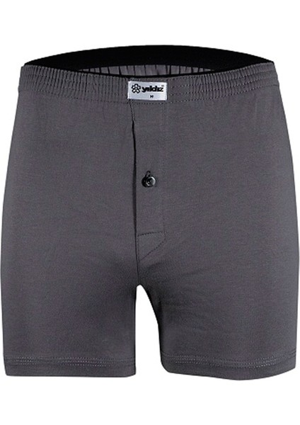 6'lı Erkek Havlubel Düğmeli Penye Boxer