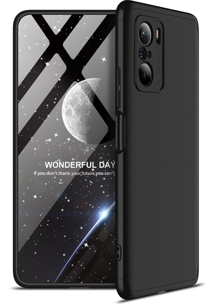 Xiaomi Redmi K40 Pro Plus Kılıf 3 Parça 360 Ays Kapak
