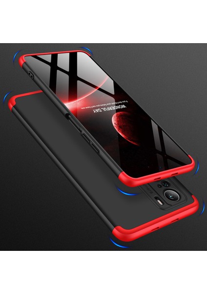 Xiaomi Redmi K40 Pro Plus Kılıf 3 Parça 360 Ays Kapak