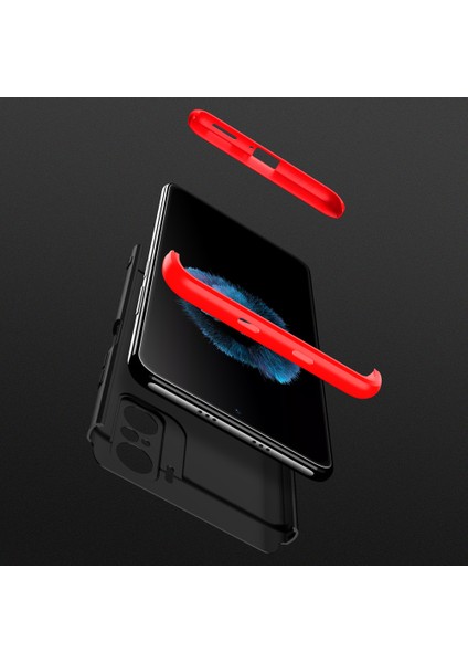 Xiaomi Redmi K40 Pro Plus Kılıf 3 Parça 360 Ays Kapak