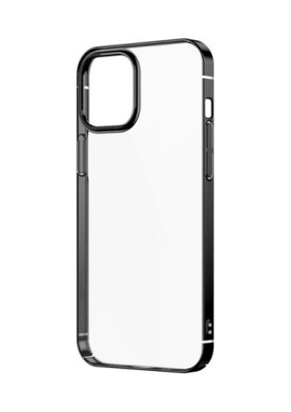 Apple Iphone 12 Kılıf Renkli Kenarlı Sert Pixel Kapak