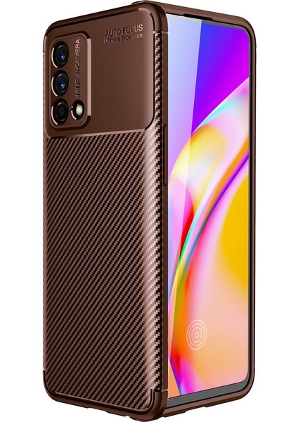 Oppo A74 Kılıf Karbon Desenli Lux Negro Silikon