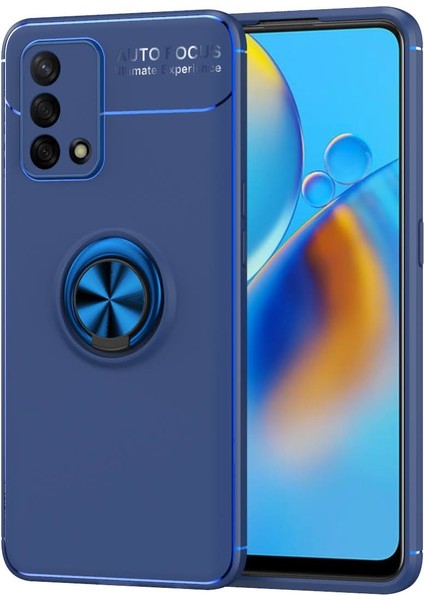 Oppo A74 Kılıf Yüzüklü Manyetik Ravel Silikon Silikon