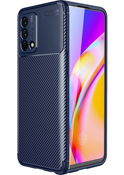 Oppo A74 Kılıf Karbon Desenli Lux Negro Silikon