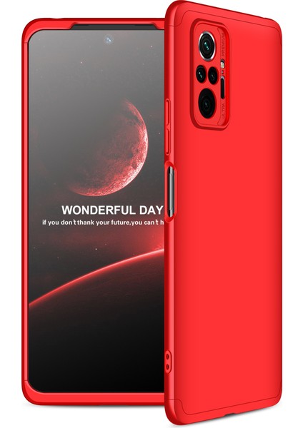 Xiaomi Redmi Note 10 Pro Kılıf 3 Parça 360 Ays Kapak