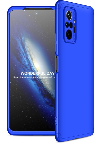 Xiaomi Redmi Note 10 Pro Kılıf 3 Parça 360 Ays Kapak