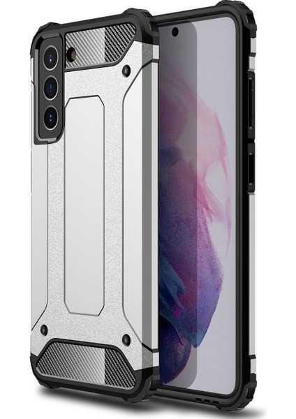 Samsung Galaxy S21 Fe Kılıf Çift Katmanlı Armour Case