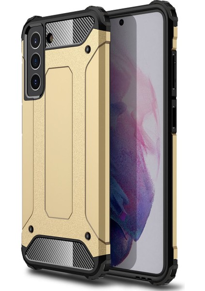 Samsung Galaxy S21 Fe Kılıf Çift Katmanlı Armour Case