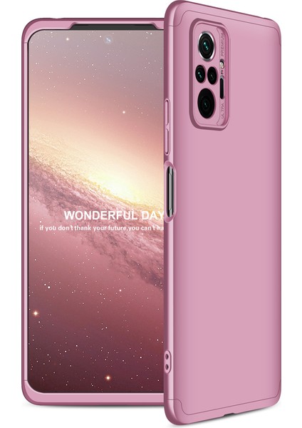 Xiaomi Redmi Note 10 Pro Kılıf 3 Parça 360 Ays Kapak