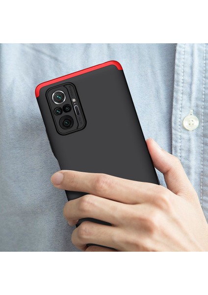 Xiaomi Redmi Note 10 Pro Kılıf 3 Parça 360 Ays Kapak