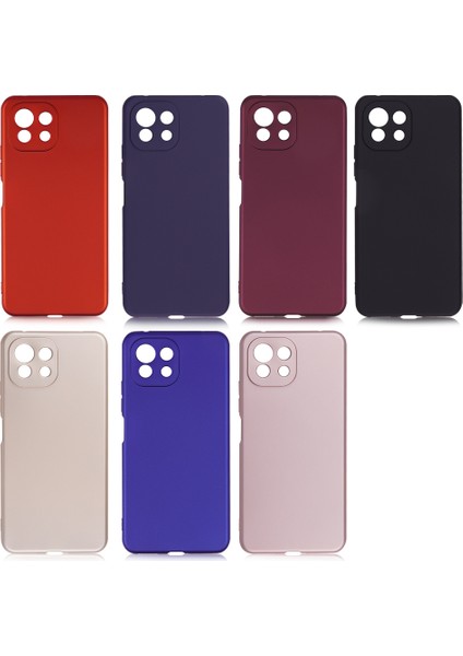 Xiaomi Mi 11 Lite Kılıf Ultra Ince Mat Silikon