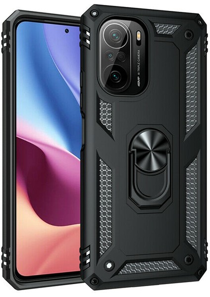 Xiaomi Mi 11X Pro Kılıf Ultra Korumalı Yüzüklü Manyetik Vega Kapak