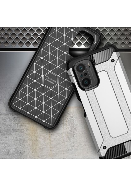 Xiaomi Redmi K40 Pro Kılıf Ultra Korumalı Çift Katmanlı Armour Case