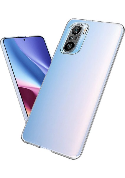 Xiaomi Redmi K40 Pro Kılıf Ultra Ince Şeffaf Silikon