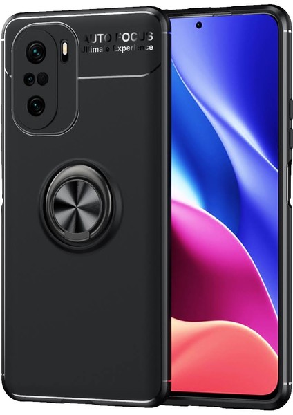 Xiaomi Mi 11X Pro Kılıf Yüzüklü Manyetik Ravel Silikon