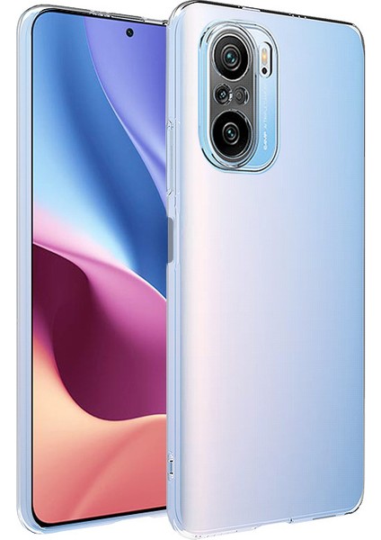 Xiaomi Poco F3 Kılıf Ultra Ince Şeffaf Silikon