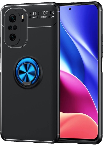 Xiaomi Mi 11i Kılıf Yüzüklü Manyetik Ravel Silikon