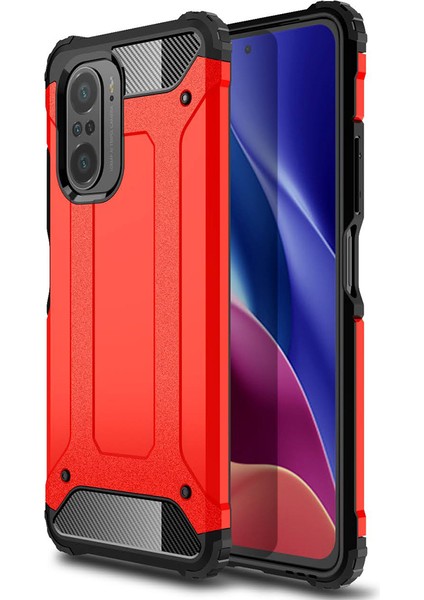 Xiaomi Redmi K40 Pro Kılıf Ultra Korumalı Çift Katmanlı Armour Case